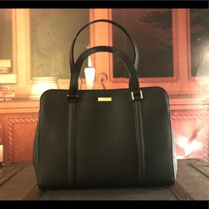 Kate Spade Black Leather Tote